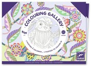 Djeco - Комплект картини за оцветяване 3бр. в папка птици DJ08691