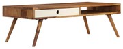 246223 vidaXL Маса за кафе, 110x50x35 см, акациево дърво масив