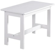 Бяла детска маса, изработена от масивна борова дървесина Baby - Pinio