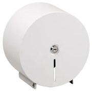 Диспенсър за хартиени салфетки 20x20 см инокс/бял