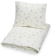 Детско спално бельо от органичен памук в цвят слонова кост 100x140 cm Dreamland – Cam Cam Copenhagen