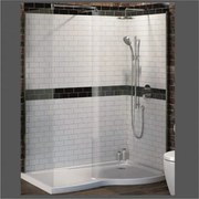 Душ кабина ICS 7513R "WALK IN", 140x90x190см, 6мм