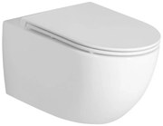 Bruckner - Висяща тоалетна Vortex Rimless FULDA керамика/бяла