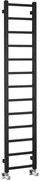 Sapho - Банен радиатор METRO LIGHT 276W 30x150 cm матово черен