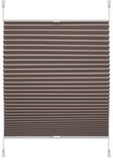 Кафява ролетна щора 42,5x150 cm Plisé Verona – Gardinia