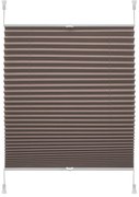 Кафява ролетна щора 57x150 cm Plisé Verona – Gardinia