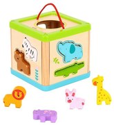 Tooky Toy - Дървен сортер с животни TL642