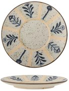 Десертна глинена чиния в светлосин и кремав цвят ø 16 cm Leonie – Bloomingville