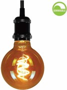 LED крушка VIVALUX FLICK DECO LED, 4W, ø95, E27, 2200K