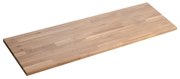Плоча под мивката от масивен дъб в естествен цвят 140x36 cm Woody – Sapho