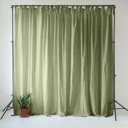 Светлозелено ленено перде 140x250 cm Sage – Linen Tales