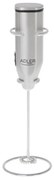 Миксер за фрапе на стойка Adler AD 4500, Бъркалка и корпус от инокс, 2хAA, Сребрист