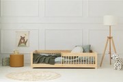 Детско легло от масивен бор в естествен цвят 140x200 cm Mila CPW – Adeko