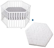 Бяла кошара за игра 112x97 cm Roba style - Roba