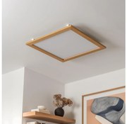 Eglo - LED RGBW панел SALOBRENA-C 34W 230V кафяв с дистанционно