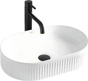 REA-U0603 - Мивка за плот VANDA 31x49 см керамика/бял гланц