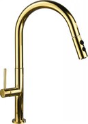 Mexen Ava кухненски смесител, златен - 672800-50