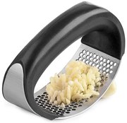 Преса за чесън ZEPHYR ZP 1502 B, Стомана, ръчен кухненски инструмент - Черен