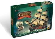 Пъзел 3D Кораб The San Felipe 1:110 - Cubic Fun 248 части