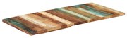 286057 vidaXL Правоъгълен плот за маса 60x120 см 25-27 мм регенериран масив