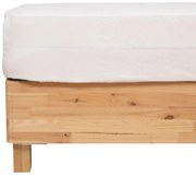 Еластичен чаршаф atmosphera Priscia, 160x200 cm, Бял