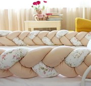 BLOSSOM Плетен обиколник 330 см БЕЖОВИ ЦВЕТЯ