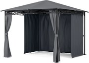 Blumfeldt Mondo, градинска шатра, парти палатка, стомана, полиестер, тъмно сиво