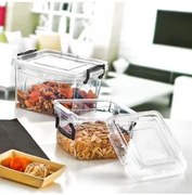 Irak Plastik - Пластмасова кутия контейнер квадрат №1 1.2л. (SA-250)