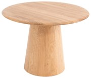 Кръгла странична масичка от масивен дъб ø 55 cm Mushroom – Gazzda