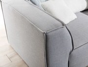 Триместен диван Fubu – Сив