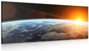 Картина на платно – Поглед към планетата от космоса