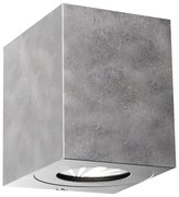 Nordlux - LED външно стенно осветително тяло CANTO 2xLED/6W/230V IP44 сребристо