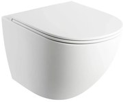 OMNIRES OTTAWAMWBM - Висяща тоалетна чиния с седалка SoftClose OTTAWA керамика/матова бяла