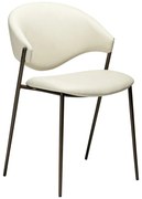 Трапезен стол от имитация на кожа в цвят слонова кост Zone – DAN-FORM Denmark