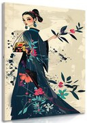 Картина на платно – Japandi модна икона