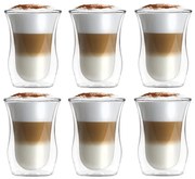 Стъклени чаши в комплект 6 бр. с двойни дъна 250 ml – Vialli Design