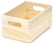 Кутия за съхранение от борова дървесина Custom, 30 x 20 x 14 cm - Compactor