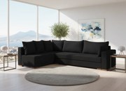 Ъгъл диван Trendy-Right-265φ 165β cm.-Black