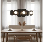 Полилей на кабел ELEMENTI 6xG9/8W/230V черен