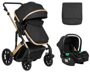 Бебешка количка 3в1 Darling KIKKABOO - Black