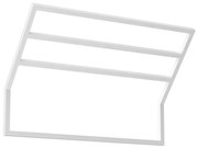 Стенна закачалка за кърпи 37x60 см бял