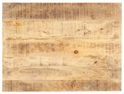 286010 vidaXL Плот за маса, мангово дърво масив, 15-16 мм, 70x60 cм
