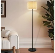 Brilagi - Подова лампа NORDIC WAVE 1xE27/15W/230V лен/черна