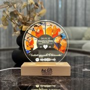 Акрилна нощна лампа - Персонализирана Spotify лампа