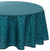 Покривка за маса atmosphera Leaves, 180 cm, Син