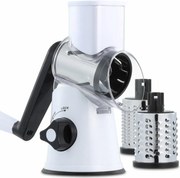 Ренде Izibizi PS-336A, 3 сменяеми приставки, Неръждаема стомана, Вакуумираща основа, Бял