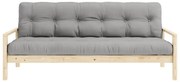Сив разтегателен диван 205 cm Knob - Karup Design