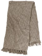 Светлокафява памучна покривка за двойно легло 250x260 cm Sahara - Tiseco Home Studio