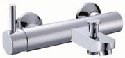 Стенен смесител за вана и душ ICL 6005403 "ЕСКАДА", месинг, хром, 19.7x25.7см