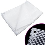 151609 vidaXL Брезент тип Лено, 140 г/м², 2x3 м, бял